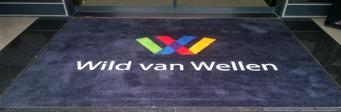 Reclame matten voor binnen.